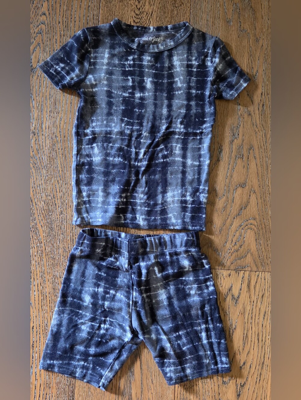 Cat & Jack - Boys - Small (6) - Pajama Set (Top & Bottom) - Polyester- Blue